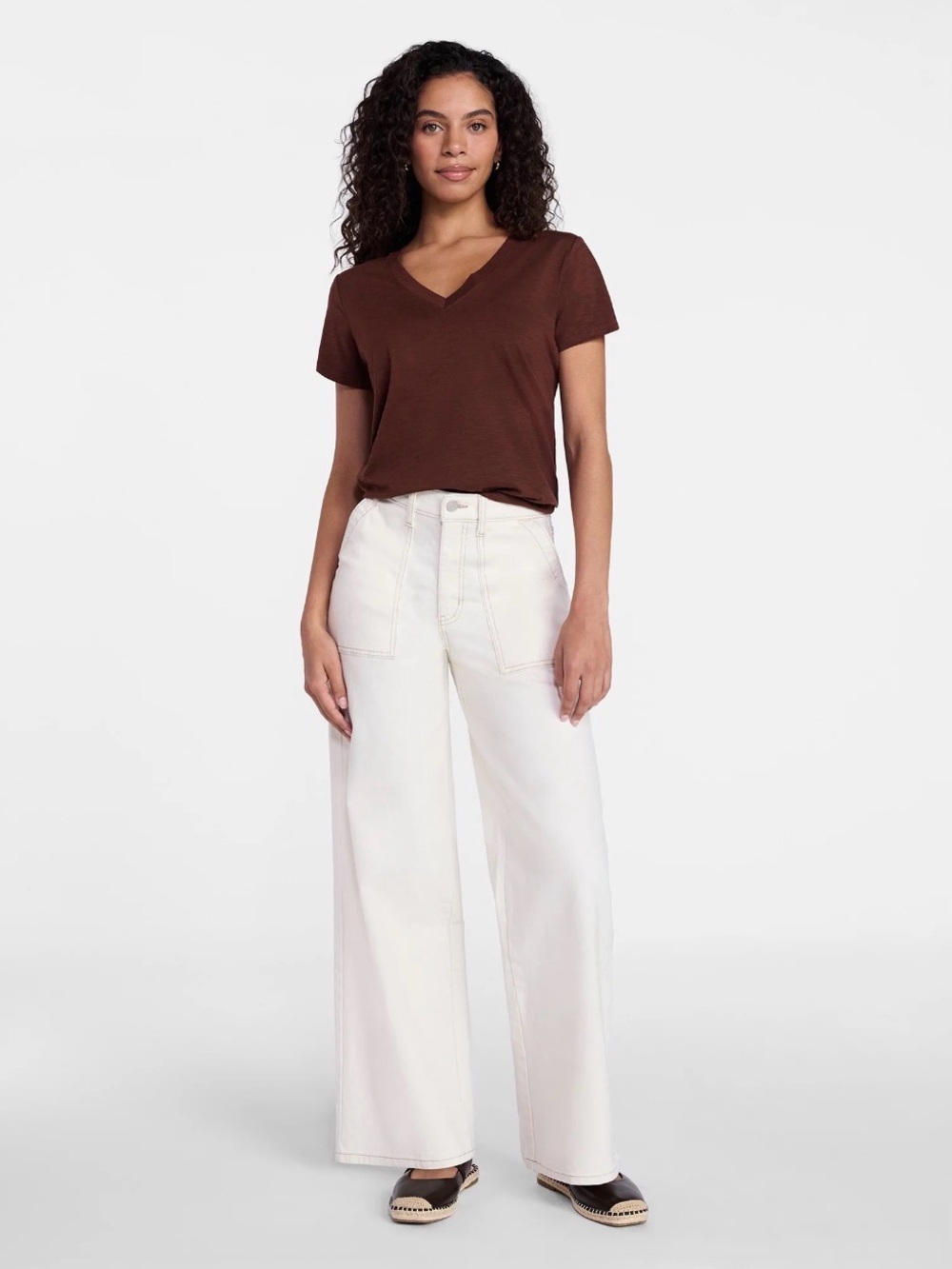 NWT Jeans Wide-Leg Utility Pants, 31" Inseam, Size: 16